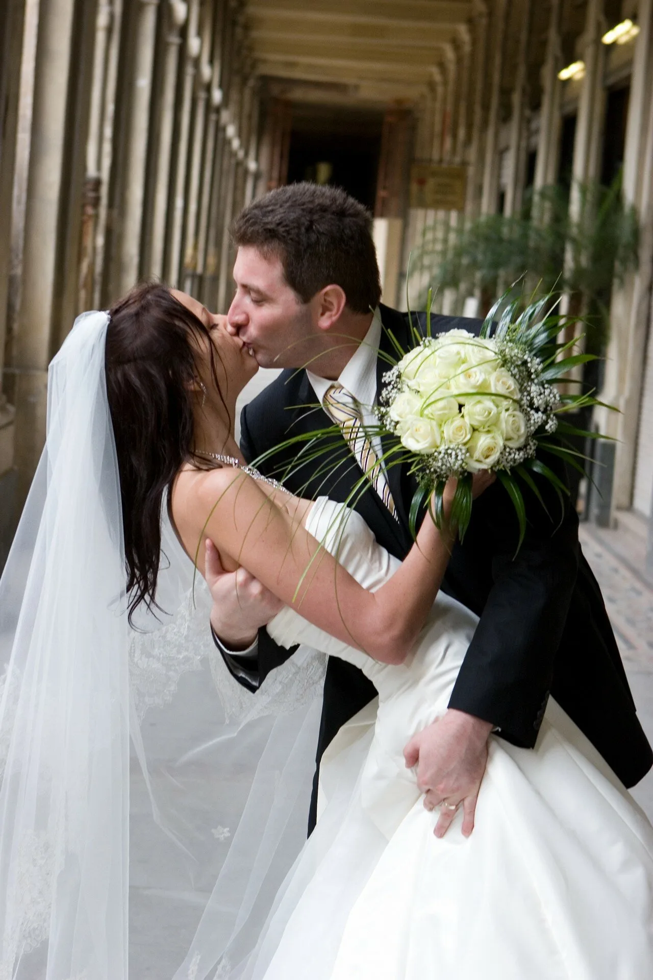 Baiser sous la galerie