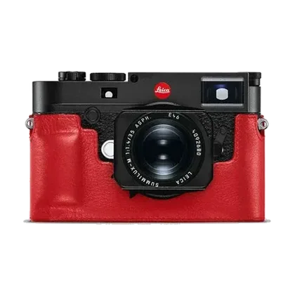 Protecteur cuir Leica M10 rouge