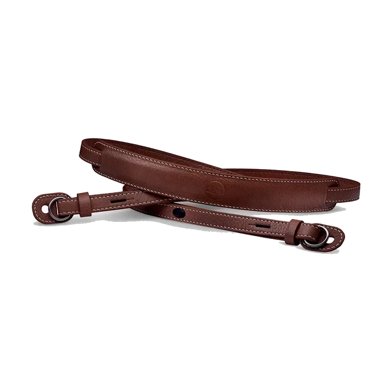 courroie cuir marron vintage