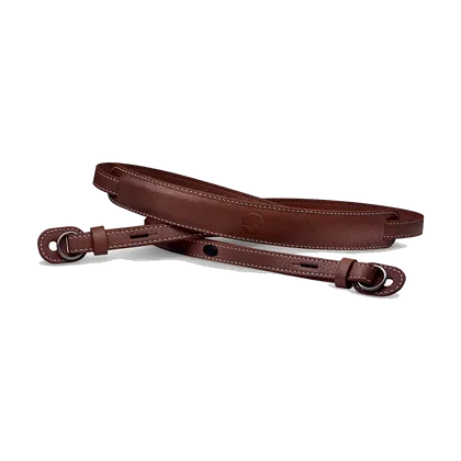 courroie cuir marron vintage