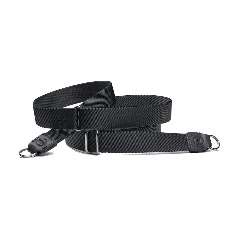 Strap Leica tissu et cuir noir