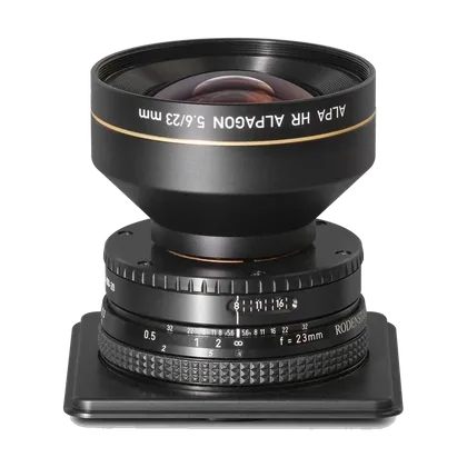 Rodenstock / ALPA HR Alpagon 5,6/23 mm, LB, dans unité d'ouverture