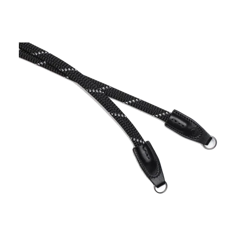 Courroie Leica corde noir réfléchissante 126cm