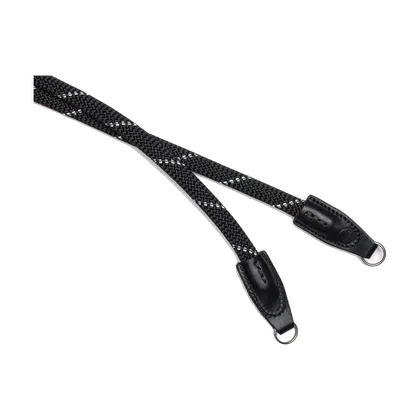Courroie Leica corde noir réfléchissante 126cm
