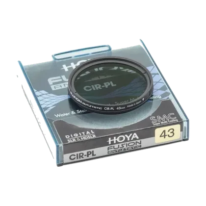 Filtre Hoya 43mm Fusion Antistatic CIR-PL