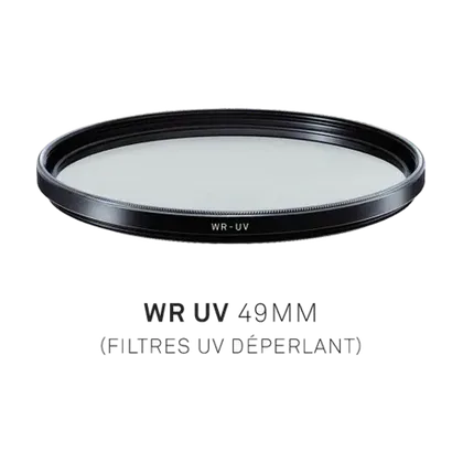 Sigma Filtre WR UV déperlant e49mm