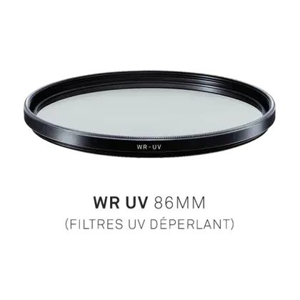 Sigma Filtre WR UV déperlant e86mm