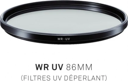 Sigma Filtre WR UV déperlant e86mm